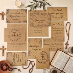 Affrolling 50 Pack Religious Christian Thank You Cards Bulk with Envelopes an…