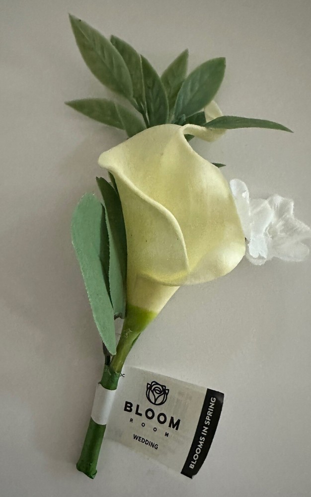 Calla Lily Pick Wedding Prom Boutonniere