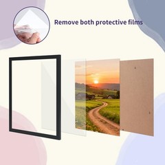 8×10 Black Picture Frames Set of 12 for Displaying 8 x 10 Photos, Multi 8×10 …