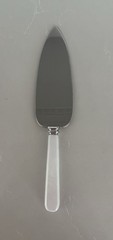 Vintage Sheffield England Cake Knife & Server Set White Pearl Handle Wedding