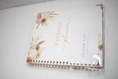 ZICOTO Boho Wedding Planner Organizer Notebook Undated Bridal Planning Book