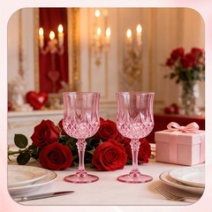 7OZ Plastic Wine Glasses, Disposable Goblets Drinking Glasses Crystal Vintage…