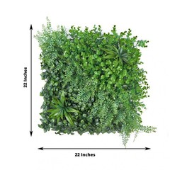 4 Green Artificial Boxwood Leaves Foliage UV Protected Wall Panels Party Events