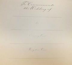 Genuine Gartner Studios Wedding Guest Signing Book Only **READ**
