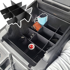 Center Console Organizer Dividers Compatible with Ford F150 2015-2020 (Full Cons