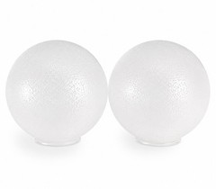 Set of 2 Styrofoam Balls Floral Kissing Ball Base Hanging Orb Wedding Decor DIY