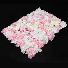 6X Artificial Flower Wall Panel Rose Hydrangea Wedding Party Venue Decor