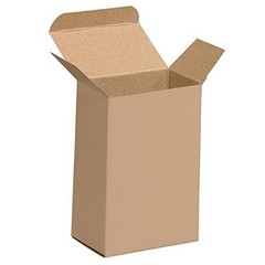 RTD2 Reverse Tuck Folding Cartons, 2 1/2″ x 1 3/4″ x 4″ (Pack of 500) Kraft