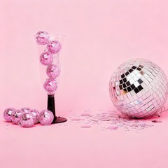 Yescom 20PCS 1.6″ Small Disco Ball Mirror Mini Hanging for Events Wedding Party