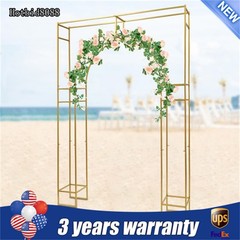 Free Standing Wedding Arch Backdrop Stand Square Metal Balloon Arch Stand