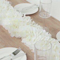 10 pack 6.5 ft WHITE long Wisteria Vines Artificial Flower Garlands Wedding