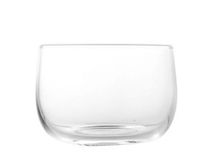 6X Transparent Glass Candle Holders, 7X5Cm