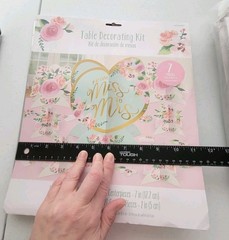 «Mint to Be» From Miss To Mrs Floral Bridal Shower Table Decor 3 Packs Lot NWT