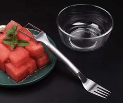 Watermelon Slicer Cutter 2 In 1 Stainless Steel Fruit Cutter Watermelon