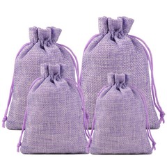 25-100 Pcs Wedding Burlap Bags Linen Jewelry Pouches Jute Hessian Gift Bag Favor