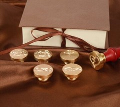Religious Wax Seal Stamp Kit – 6 Brass Heads, Gift Box, Christian Symbols