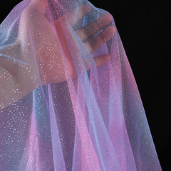 Rainbow Glitter Tulle Rolls Gradient Color for Table Runner Chair Tutu Skirt Sew