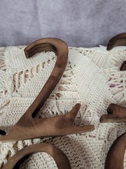 Rustic Wood Table Numbers 1-15 Freestanding Wedding Event Table Markers