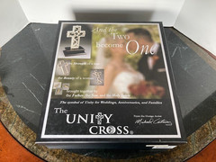 THE UNITY CROSS Michael Letney Pewter Wedding Marriage Unity Kit NEW