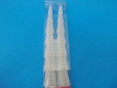 NWT ASHLAND Set of 2 Unscented Advent CHRISTMAS 10″ Taper Candles