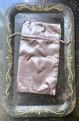 Shiny Silver Gray Jewelry Favors Drawstring Pouch 9×5 Gift Bags Lot of 25. NEW