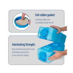 WaterBrick International WaterBrick Water Storage Containers for Emergency Wa…