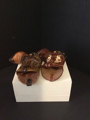 Vintage Mini Cowboy Boots – Western Wedding Cake Toppers, Rustic Accent
