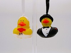 Wedding Rubber Duck Bride Groom Ornaments Gift Stocking Stuffers Jeep Duckies