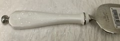 NEW LENOX WEDDING PROMISES CAKE SERVER OPAL INNOCENCE STAINLESS STEEL BLADE￼