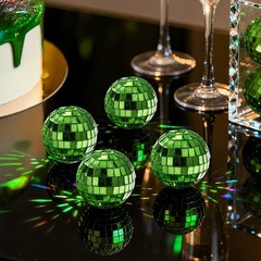 Yescom 20PCS 1.6″ Small Disco Ball Mirror Mini Hanging for Events Wedding Party