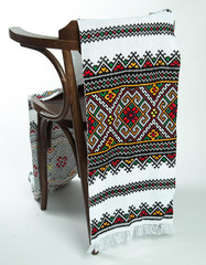Hand Embroidered Ukrainian RUSHNYK Towel – Wedding Decor 190×33 cm