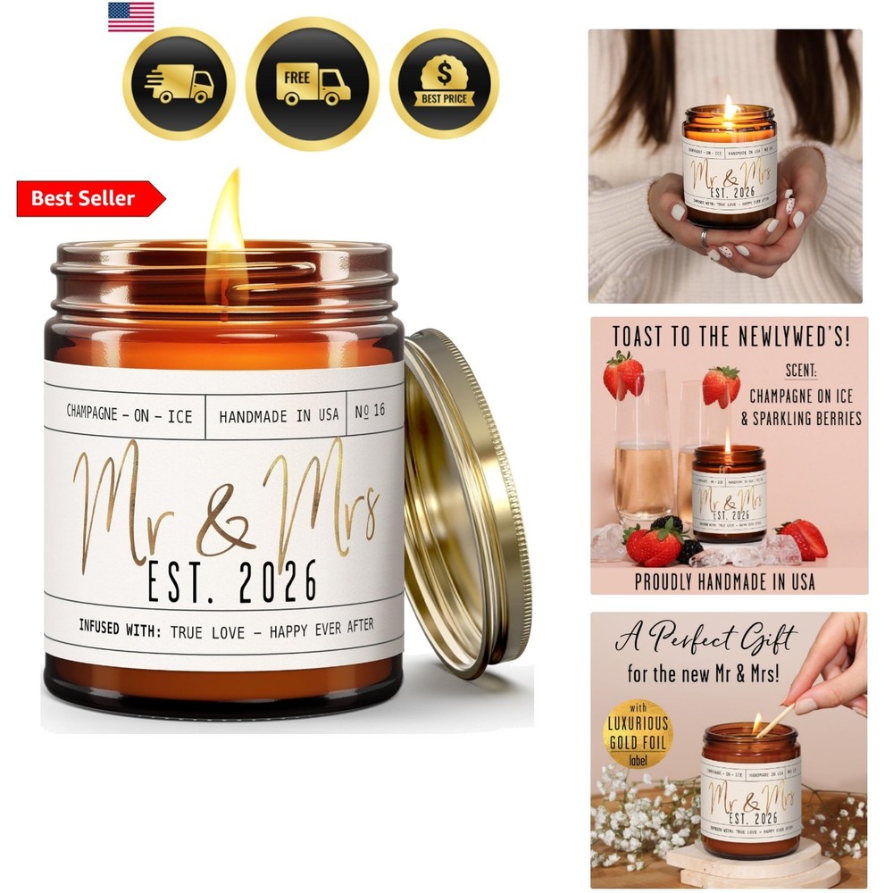Wedding Gifts for Couples 2026, Bridal Shower Gifts from Bride – ‘Mr and Mrs …