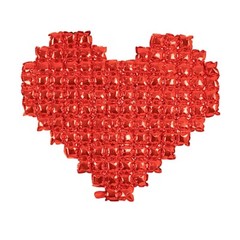 Red 41×36 in Metallic Extra Large Heart Mylar Foil BALLOON Backdrop Party Events