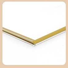 Acrylic Sign Holders Golden Border Wedding Table Fres Double
