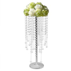 10Pcs 55cm Tall Crystal Flower Stand Centerpieces Vase Wedding Party Decor