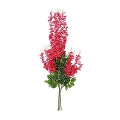 FUCHSIA 44″ tall Silk Wisteria Flowers Hanging Vine Bush Wedding Centerpieces
