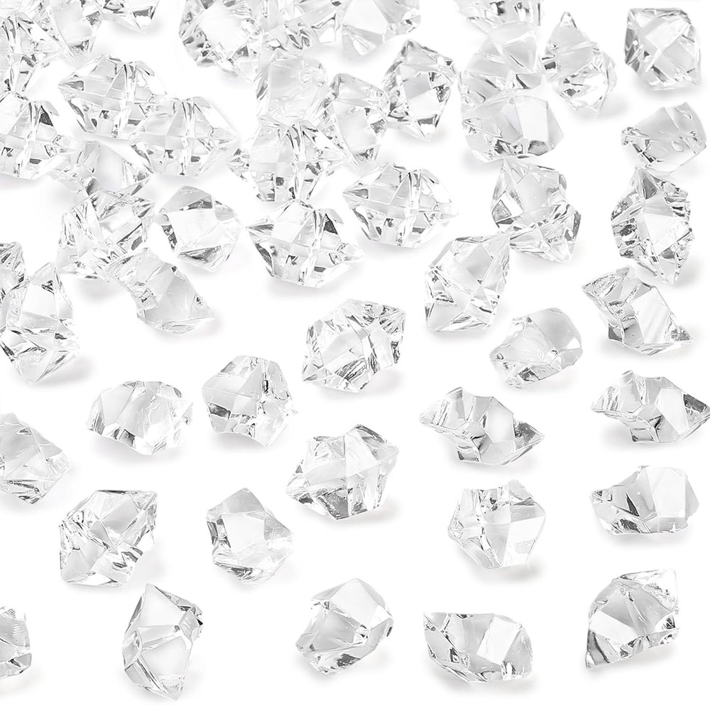 Fake Ice Diamonds 150PCS Acrylic Crystals Vase Filler Wedding Party Table Decor