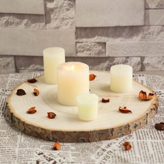 11-15″ Natural Round Poplar Wood Slices Wedding Centerpieces Crafts Decorations