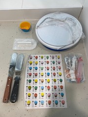 Cake Decorating Kit, +50 Pieces, Turntable, 40 Icing Nozzles, BNIB