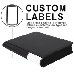 Toploader Binder, Holds 360 Toploaders, Top Loader Binder with 9 Pockets for …