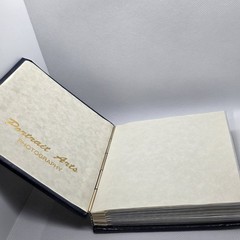 Family-Vue Photo-Curio 4″x5″ Wedding Memories Blue & Gold Album 14 Pgs Box 5206