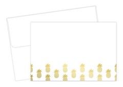 Great Papers! Golden Pineapples Thank You Card, 4.875″ x 3.375″, 50 count
