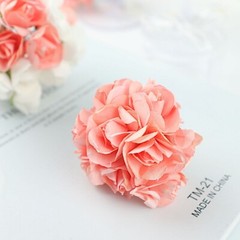 144 pcs Pink CRAFT 0.5″ wide MINI PAPER ROSES Wedding Party Flowers SALE