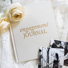 Engagement Gifts for Couple – Wedding Planner For Bride 7.75″ x 9.25″, Ivory