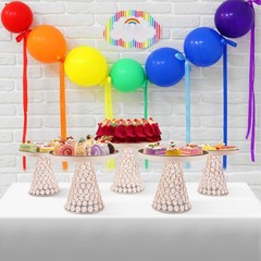 5-piece Crystal Cake Stand-french Gold Cake Stand For Wedding & Ceremony Bakery