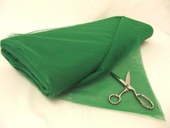 Dress Net 100% Polyester Tulle Fabric Material – BOTTLE GREEN