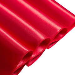 10 Pcs Red Satin Chair Sashes Bows Universal Chair Cover for Wedding Reception E