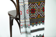 Hand Embroidered Ukrainian RUSHNYK Towel – Wedding Decor 190×33 cm