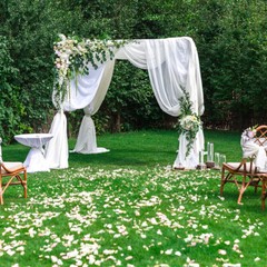 Heavy Duty Metal Garden Pergola Wedding Arbor Arch Gazebo Trellis for Party