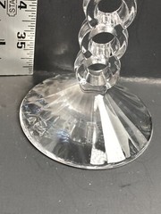 Set of 2 10 Inch 2000 Crystal Champagne Flute Glasses